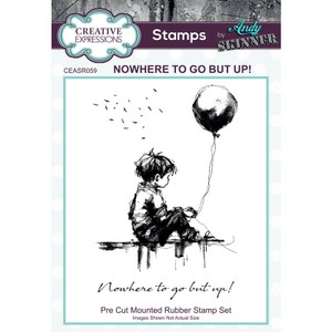 Creative Expressions Andy Skinner Nowhere To Go But Up 3.5 in x 5.25 in Pre Cut Rubber Stamp (CEASR059)
This beautiful Nowhere To go But Up! stamp designed by Andy Skinner will lend itself to all types of mediums. Use with Inks and Stains for a gorgeous water colour effect. This pre cut mounted rubber stamp will deliver clean, intricate designs on porous and non-porous surfaces when combined with the stamping medium of your choice. The high quality grey rubber stamp can be used for cards, journals, gift wrapping paper and so much more. Ready to mount on an acrylic block the stamps can be used with ink pads, paint, or used with pigment and embossing powder. They are suitable for paper, fabric and other surfaces depending on the ink choice. Made in UK. 2 stamps Size approx 3.5 in x 5.25 in (8.9 cm x 13.3 cm) Creative Expressions Andy Skinner Nowhere To Go But Up 3.5 in x 5.25 in Pre Cut Rubber Stamp (CEASR059)
This beautiful Nowhere To go But Up! stamp designed by Andy Skinner will lend itself to all types of mediums. Use with Inks and Stains for a gorgeous water colour effect. This pre cut mounted rubber stamp will deliver clean, intricate designs on porous and non-porous surfaces when combined with the stamping medium of your choice. The high quality grey rubber stamp can be used for cards, journals, gift wrapping paper and so much more. Ready to mount on an acrylic block the stamps can be used with ink pads, paint, or used with pigment and embossing powder. They are suitable for paper, fabric and other surfaces depending on the ink choice. Made in UK. 2 stamps Size approx 3.5 in x 5.25 in (8.9 cm x 13.3 cm)