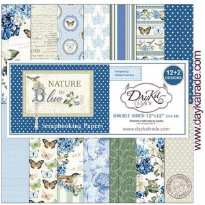 Dayka Nature In Blue 12x12" Scrapbooking Paper Pack (SCP-3030)
Paper Kit Nature in Blue Dayka 30x30cm
Spanish printed papers for scrapbooking
The new Nature in Blue collection designed by Dayka has arrived.
The unmistakable style of the brand with new designs for the albums, memories, home decoration and much more of the new children's communion season.
New butterfly designs, floral and vegetable motifs, birds, handmade typographical patterns, polka dot patterns and much more!
The colour range includes shades of blue, green and beige.
Contains 12 double-sided decorated papers and 2 extra background sheets;
Acid and lignin free papers.
Designed and manufactured in Spain
Approximate grammage: 225 g/m2
Dayka Nature In Blue 12x12" Scrapbooking Paper Pack (SCP-3030)
Paper Kit Nature in Blue Dayka 30x30cm
Spanish printed papers for scrapbooking
The new Nature in Blue collection designed by Dayka has arrived.
The unmistakable style of the brand with new designs for the albums, memories, home decoration and much more of the new children's communion season.
New butterfly designs, floral and vegetable motifs, birds, handmade typographical patterns, polka dot patterns and much more!
The colour range includes shades of blue, green and beige.
Contains 12 double-sided decorated papers and 2 extra background sheets;
Acid and lignin free papers.
Designed and manufactured in Spain
Approximate grammage: 225 g/m2
