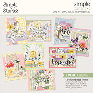 Simple Vintage Meadow Flowers Simple Cards Kit (22635)
(31) Chipboard Pieces, (53) Die-Cut Bits & Pieces, (8) 4.25 x 5.5 White Cardstock Bases and Complete Step-By-Step Instructions. Simple Vintage Meadow Flowers Simple Cards Kit (22635)
(31) Chipboard Pieces, (53) Die-Cut Bits & Pieces, (8) 4.25 x 5.5 White Cardstock Bases and Complete Step-By-Step Instructions.