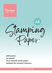 Marianne Design - Stamping Paper A6 (CA3196)
Stamping Paper. Stamping Paper A610.5 x 15 cm, white, smooth. This new paper is also suitable to color your stamps in with alcohol markers. Marianne Design - Stamping Paper A6 (CA3196)
Stamping Paper. Stamping Paper A610.5 x 15 cm, white, smooth. This new paper is also suitable to color your stamps in with alcohol markers.