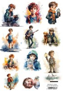 Alchemy of Art - Rice Paper A4 - Boys (AA-HT-RP-BOYS-01)
One sheet of rice paper per pack. Size of sheet: A4. Weight: 28gsm. Thin, printed rice paper - excellent quality. Transparent yet strong. If using images versus the whole sheet, tearing versus cutting around images is recommended. Use as decoupage on many surfaces including glass. Alchemy of Art - Rice Paper A4 - Boys (AA-HT-RP-BOYS-01)
One sheet of rice paper per pack. Size of sheet: A4. Weight: 28gsm. Thin, printed rice paper - excellent quality. Transparent yet strong. If using images versus the whole sheet, tearing versus cutting around images is recommended. Use as decoupage on many surfaces including glass.