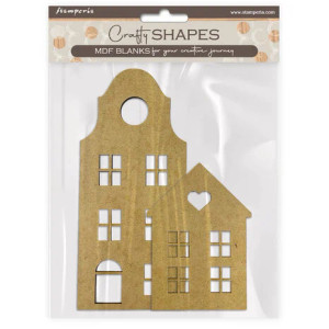 Stamperia - MDF Crafty Shapes Blanks Houses (KLSM10)

A delightful collection of MDF decor items by Emilia Sieradzan. These are simple shapes that you can decorate as you wish with papers and colors. MDF Crafty Shapes Blanks Houses. 2 elements. 9 x 13 cm