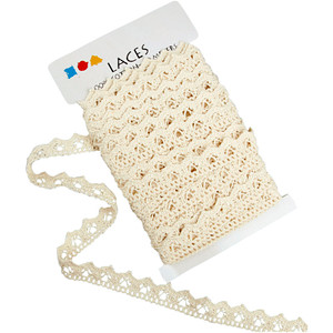 Crochet Lace Border, 19mm x 1m, Off-White (41095)
Rustic look crocheted lace
A beautiful addition to your craft project. Great for Vintage style. Crochet Lace Border, 19mm x 1m, Off-White (41095)
Rustic look crocheted lace
A beautiful addition to your craft project. Great for Vintage style.