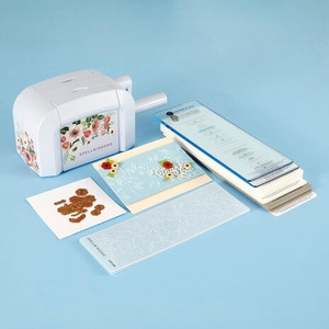 Spellbinders - Platinum Scout Die Cutting And Embossing Machine 3.5 Inch Platform - Blue Mist (PS-003)

The Platinum Scout joins the family of Spellbinders award-winning Platinum Series Die Cutting and Embossing machines in a new, smaller size. This mini machine has maximum power in a compact size!

Crafted with precision and reliability in mind, this mini marvel has the same steel internal components of the full-size Spellbinders Platinum Machines. The Scout is condensed into a sleek and portable design, while still having the largest platform of any compact machine on the market. With a 3.5" x 9" platform and coordinating Universal Plate System, as well as fold down doors for increased stability, the Scout offers portability and versatility without sacrificing power.

The Scout's compact size makes it ideal for crafting on the go. Take it with you to workshops, events, crafting parties, or simply craft in a cozy corner of your home. Don't let its small stature fool you - this machine is a workhorse, capable of delivering crisp and precise cuts every time.

Accommodating most slimline dies and embossing folders, the Scout is perfect for both new and experienced crafters. The user-friendly design and intuitive design means that even beginners can dive right into projects with confidence and ease, straight out of the box! Unleash your creativity with the new Platinum Scout.

What's In The Box:

    Blue Mist Platinum Scout with pre-attached handle
    Instruction Manual
    3.5" x 9" Universal Plate System
        (A) Platform Base | 3.5" x 9"
        (B) Platform Top | 3.5" x 9"
        (C) Exclusive Blue Cutting Plate (2)| 3.5" x 9"
        (D) Adapter Plate | 3.5" x 9"
        (E) Embossing Mat | 3.5" x 8.8"
        (F) Shim | 3.3" x 8.8"
    Exclusive Blue Mist Scout Die Set
    Exclusive Blue Mist Scout 3D Embossing Folder | 2.75" x 8.5"

    Dimensions:
    Opened Machine (with handle) | 4.94" x 10" x 10.38"
    Closed Machine (with handle) | 4.94" x 10" x 3.63"
    Machine Weight: 2 lbs. 10.6 oz

 