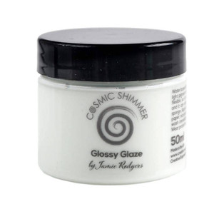 Cosmic Shimmer - Jamie Rogers - Glossy Glaze - Honeydew - 50ml (CSGGHONEY)
The gel is a water based dimensional translucent glaze, perfect for creating amazing effects a huge variety of projects.  The light pigment adds a hint of colour to the glaze.  When dry the glaze will hold its shape, but still remains flexible.  The unique gel formulation makes the application fool-proof, and it can easily be applied to any porous or non-porous surface using a spatula, brush or sponge.  Because the glaze is flexible it can be die-cut after drying, try applying to acetate and allowing to dry and then die-cutting an image.  Use through stencils or directly to card, paper, rice paper, MDF, acetate and many other substrates.  Apply by smoothing over projects in one direction.  Easy soap and water clean up after use.  Light Glossy Glaze colours are not lightfast, therefore it is recommended that your work is stored away from direct sunlight. 50ml.  Made in the United Kingdom. Cosmic Shimmer - Jamie Rogers - Glossy Glaze - Honeydew - 50ml (CSGGHONEY)
The gel is a water based dimensional translucent glaze, perfect for creating amazing effects a huge variety of projects.  The light pigment adds a hint of colour to the glaze.  When dry the glaze will hold its shape, but still remains flexible.  The unique gel formulation makes the application fool-proof, and it can easily be applied to any porous or non-porous surface using a spatula, brush or sponge.  Because the glaze is flexible it can be die-cut after drying, try applying to acetate and allowing to dry and then die-cutting an image.  Use through stencils or directly to card, paper, rice paper, MDF, acetate and many other substrates.  Apply by smoothing over projects in one direction.  Easy soap and water clean up after use.  Light Glossy Glaze colours are not lightfast, therefore it is recommended that your work is stored away from direct sunlight. 50ml.  Made in the United Kingdom.