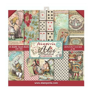 Stamperia - Alice in Wonderland 6x6 Inch Paper Pack (SBBXS03)
Stamperia exclusive designs. Scrapbooking Pad with 10 double-sided patterned paper. Thickness: heavyweight paper 190 g/m², Features: Acid & Lignin free
Made in Italy. Stamperia - Alice in Wonderland 6x6 Inch Paper Pack (SBBXS03)
Stamperia exclusive designs. Scrapbooking Pad with 10 double-sided patterned paper. Thickness: heavyweight paper 190 g/m², Features: Acid & Lignin free
Made in Italy.