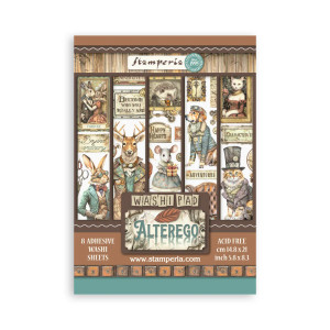 Stamperia - Alterego A5 Washi Pad (8pcs) (SBW12)
The Washi Album is printed on 8 sheets of translucent washi paper, which is easy to cut. It works best on light surfaces. While it’s not mandatory to meticulously cut it, you can achieve precision by using the Stamperia cutter with a ceramic tip..  Acid Free. Stamperia - Alterego A5 Washi Pad (8pcs) (SBW12)
The Washi Album is printed on 8 sheets of translucent washi paper, which is easy to cut. It works best on light surfaces. While it’s not mandatory to meticulously cut it, you can achieve precision by using the Stamperia cutter with a ceramic tip..  Acid Free.