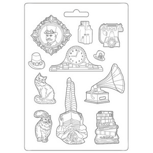 Stamperia - Soft Mould A4 Lady Vagabond Lifestyle Cats (K3PTA4520) (DISCONTINUED)
Soft Mould A4 size. 21cmx29.7cm. To obtain high definition moulds is very simple. You just need to pour the prime material into the mould and wait for it to dry. The shape obtained can be easily removed Stamperia - Soft Mould A4 Lady Vagabond Lifestyle Cats (K3PTA4520) (DISCONTINUED)
Soft Mould A4 size. 21cmx29.7cm. To obtain high definition moulds is very simple. You just need to pour the prime material into the mould and wait for it to dry. The shape obtained can be easily removed
