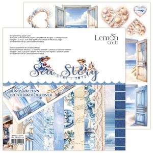 Lemoncraft - Sea Story 12x12 Inch Paper Pad (LEM-SEASTO-01)
Set contains 6 double-sided papers, 12 designs - 1 piece per design, 250gsm. Bonus pattern at the back of the cover. Lemoncraft - Sea Story 12x12 Inch Paper Pad (LEM-SEASTO-01)
Set contains 6 double-sided papers, 12 designs - 1 piece per design, 250gsm. Bonus pattern at the back of the cover.