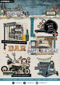 Studio light Die-cut Paper Pad Paper elements Gearhead's Workshop (SL-GW-DCPP185)
Looking for a little extra? A5 size pad. All die cuts. Cardstock Weight: 170gsm.  Acid and Lignin Free. Studio light Die-cut Paper Pad Paper elements Gearhead's Workshop (SL-GW-DCPP185)
Looking for a little extra? A5 size pad. All die cuts. Cardstock Weight: 170gsm.  Acid and Lignin Free.