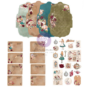 Prima Marketing - Lost In Wonderland - Postcard Kit - Embellishments (665227)
This beautiful, classic postcard kit is designed by The 3 Girls Tale. It features 8 stunning postcards with Lost In Wonderland themed scenes. These lovely craft cards, with vintage postcard stamps, have plenty of room to write your special notes. They come paired with a folded envelope in four different colors. Each piece features the bold Lost In Wonderland florals, and as a bonus, this kit also contains an 8" x 5" sticker sheet, complete with the Lost In Wonderland themed stamps. Set contains 8 envelopes (5.125"x3.5") + 8 postcards (4.875"x3.375") + 1 sticker sheet (8"x5"). Acid and Lignin Free. Prima Marketing - Lost In Wonderland - Postcard Kit - Embellishments (665227)
This beautiful, classic postcard kit is designed by The 3 Girls Tale. It features 8 stunning postcards with Lost In Wonderland themed scenes. These lovely craft cards, with vintage postcard stamps, have plenty of room to write your special notes. They come paired with a folded envelope in four different colors. Each piece features the bold Lost In Wonderland florals, and as a bonus, this kit also contains an 8" x 5" sticker sheet, complete with the Lost In Wonderland themed stamps. Set contains 8 envelopes (5.125"x3.5") + 8 postcards (4.875"x3.375") + 1 sticker sheet (8"x5"). Acid and Lignin Free.