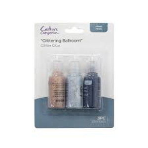 Crafter's Companion - 3PCS - Mixed Media - Glitter Glue - Glittering Ballroom (CC-MME-GG-GBAL)
Crafter's Companion Glittering Ballroom Glue pack includes three bottles of glitter glue in three shades. Golden Ribbon, Starlight Silver and Masquerade Ball which is an atmospheric shade of black. Each 20ml bottle has a precision tip for easy and accurate application. Perfect for creating shimmering borders, tiny dots of sparkle or highlighting die-cut, stamped and patterned paper designs! Crafter's Companion - 3PCS - Mixed Media - Glitter Glue - Glittering Ballroom (CC-MME-GG-GBAL)
Crafter's Companion Glittering Ballroom Glue pack includes three bottles of glitter glue in three shades. Golden Ribbon, Starlight Silver and Masquerade Ball which is an atmospheric shade of black. Each 20ml bottle has a precision tip for easy and accurate application. Perfect for creating shimmering borders, tiny dots of sparkle or highlighting die-cut, stamped and patterned paper designs!