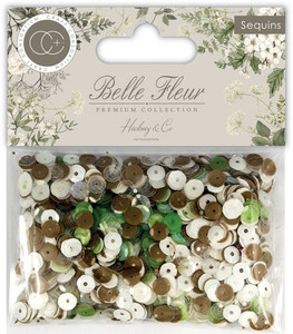 Craft Consortium - Belle Fleur - Sequins (CCSQN007)
Introducing; 'Belle Fleur'. 'Belle Fleur' is the exquisite, tenth instalment in our exclusive partnership, covering a hand illustrated collection of delicately drawn patterns, inspired by classic blooms in neutral tones. Perfect for all the special occassions, such as Wedding's, Birthday's and Supportive; Belle Fleur's soft colour palette with detailed flora studies and elegant blooms is an absolute delight. Supported by a series of coordinating embellishments and stamps, this collection is truly one to cherish. A set of Sequins in coordinating colours. Craft Consortium - Belle Fleur - Sequins (CCSQN007)
Introducing; 'Belle Fleur'. 'Belle Fleur' is the exquisite, tenth instalment in our exclusive partnership, covering a hand illustrated collection of delicately drawn patterns, inspired by classic blooms in neutral tones. Perfect for all the special occassions, such as Wedding's, Birthday's and Supportive; Belle Fleur's soft colour palette with detailed flora studies and elegant blooms is an absolute delight. Supported by a series of coordinating embellishments and stamps, this collection is truly one to cherish. A set of Sequins in coordinating colours.