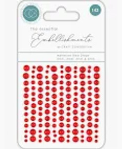 Craft Consortium - Embellishments - Adhesive Dew Drops – Red - 143 pcs - (CEDROP002)
These Essential Embellishments from Craft Consortium are the perfect addition to your cards, scrapbook pages, mixed media and other crafting projects.  143 premium adhesive red dew drops in assorted sizes ranging from 3mm - 6mm.  Available in a variety of colors, each sold separately. Craft Consortium - Embellishments - Adhesive Dew Drops – Red - 143 pcs - (CEDROP002)
These Essential Embellishments from Craft Consortium are the perfect addition to your cards, scrapbook pages, mixed media and other crafting projects.  143 premium adhesive red dew drops in assorted sizes ranging from 3mm - 6mm.  Available in a variety of colors, each sold separately.