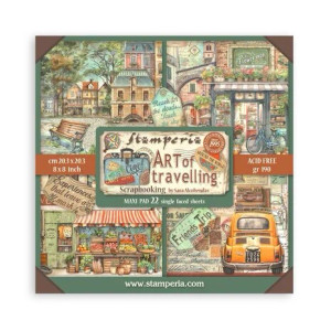 Stamperia - Art of Travelling 8x8 Inch Paper Pack Maxi (Single Face) (SBBSXB07)
Stamperia exclusive designs. Paper Pad with 22 single sided sheets. Paper Weight: 190gsm. Paper Size: 8 "x 8" (20cm x 20cm) approx. Acid & lignin free. Made in Italy. Stamperia - Art of Travelling 8x8 Inch Paper Pack Maxi (Single Face) (SBBSXB07)
Stamperia exclusive designs. Paper Pad with 22 single sided sheets. Paper Weight: 190gsm. Paper Size: 8 "x 8" (20cm x 20cm) approx. Acid & lignin free. Made in Italy.
