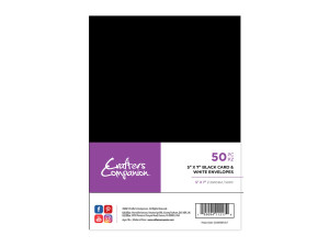 Crafter's Companion 5” x 7” Black Card & White Envelopes -100pc (CC-BWCBEN 5x7)
Crafter’s Companion 5” x 7” Black Card & White Envelopes -100pc pack. 50 black card blanks and 50 white envelopes. Cards are pre-scored and blank, ready for you to customise and decorate.
Premium quality 5” x 7” 250gsm black cards. Premium quality Envelopes 100gsm.
Fully recyclable packaging.
Decorate and personalise cards and party invitations for any occasion. Crafter's Companion 5” x 7” Black Card & White Envelopes -100pc (CC-BWCBEN 5x7)
Crafter’s Companion 5” x 7” Black Card & White Envelopes -100pc pack. 50 black card blanks and 50 white envelopes. Cards are pre-scored and blank, ready for you to customise and decorate.
Premium quality 5” x 7” 250gsm black cards. Premium quality Envelopes 100gsm.
Fully recyclable packaging.
Decorate and personalise cards and party invitations for any occasion.