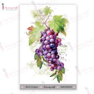 Dress My Craft - Wine Grapes - Transfers (DMCDP6547)
Dress My Craft Mini Transfer Me. One pack contains 1 sheet of 4"x6" size. It's a unique product that can enhance the look of any plain surface.
How To Use: Step 1: Cut the pattern close to the design. Step 2: Gently remove the clear sheet. Step 3: Place the sheet upside down on the surface to be transferred. Step 4: Apply water generously on the transfer sheet, using a sponge. Step 5: Once the image appears clearly, carefully slide down the white sheet and let it dry for few minutes and don't touch. You may use our Silicon spatula brush to fallten up if needed. Step 6: Seal the transfer with acrylic varnish or any good sealer. Important Instructions: **In case of big sheets please peel the film and stick it directly on the surface and then apply water from the back. After that follow from step 5 onwards. *Please remember to peel the film before sticking it to the surface. *Don't touch immediately after transfering and let it dry for sometime. *Always seal the project to protect the transfer. Compatible Surfaces: These transfers can be used on Wood, Plastic, Glass, Leather, Metal, Painted Surfaces, Marble, Resin Projects, Journaling Cards etc. P.S.: Sometimes the sheets might have some air bubbles but it's absolutely fine as it won't affect the results. Please let it dry for sometime and it will settle down and if it doesn't please use our silicon spatula brush to flatten it up. Product color may slightly vary due to photographic lighting sources or your monitor settings. Dress My Craft - Wine Grapes - Transfers (DMCDP6547)
Dress My Craft Mini Transfer Me. One pack contains 1 sheet of 4"x6" size. It's a unique product that can enhance the look of any plain surface.
How To Use: Step 1: Cut the pattern close to the design. Step 2: Gently remove the clear sheet. Step 3: Place the sheet upside down on the surface to be transferred. Step 4: Apply water generously on the transfer sheet, using a sponge. Step 5: Once the image appears clearly, carefully slide down the white sheet and let it dry for few minutes and don't touch. You may use our Silicon spatula brush to fallten up if needed. Step 6: Seal the transfer with acrylic varnish or any good sealer. Important Instructions: **In case of big sheets please peel the film and stick it directly on the surface and then apply water from the back. After that follow from step 5 onwards. *Please remember to peel the film before sticking it to the surface. *Don't touch immediately after transfering and let it dry for sometime. *Always seal the project to protect the transfer. Compatible Surfaces: These transfers can be used on Wood, Plastic, Glass, Leather, Metal, Painted Surfaces, Marble, Resin Projects, Journaling Cards etc. P.S.: Sometimes the sheets might have some air bubbles but it's absolutely fine as it won't affect the results. Please let it dry for sometime and it will settle down and if it doesn't please use our silicon spatula brush to flatten it up. Product color may slightly vary due to photographic lighting sources or your monitor settings.