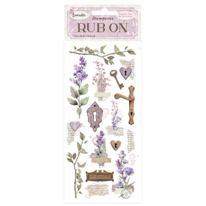 Stamperia - Lavender - Rub On's (DFLRB97)
Stamperia Lavender Collection. Rub On's contain lots of images to embellish your projects. These Rub On's are a great way to add an extra element to your paper craft projects, easy to use and have a very effective finish. With Rub On you can transfer images onto any kind of smooth surface, as if they were printed on it. Very suitable for journaling and for decoration. Best on light colour surfaces.
1 sheet – 10.16 cm x 21.6 cm. Stamperia - Lavender - Rub On's (DFLRB97)
Stamperia Lavender Collection. Rub On's contain lots of images to embellish your projects. These Rub On's are a great way to add an extra element to your paper craft projects, easy to use and have a very effective finish. With Rub On you can transfer images onto any kind of smooth surface, as if they were printed on it. Very suitable for journaling and for decoration. Best on light colour surfaces.
1 sheet – 10.16 cm x 21.6 cm.
