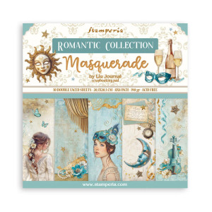 Stamperia - Masquerade 8x8 Inch Paper Pack (SBBS121)
Stamperia 8" x 8" Paper Pack. 10 delectable double-sided sheets featuring both full page designs and cut-outs. 190gr, acid-free. Stamperia - Masquerade 8x8 Inch Paper Pack (SBBS121)
Stamperia 8" x 8" Paper Pack. 10 delectable double-sided sheets featuring both full page designs and cut-outs. 190gr, acid-free.