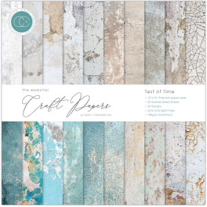 Craft Consortium - Craft Papers - Test of Time - 12x12 Paper Pad (CCEPAD033)
The Craft Consortium Test of Time 12 x 12 inch Paper Pad showcases an elegant array of textured backgrounds. Featuring distressed paints, aged walls, and intricate patterns in white wash and teal tones, this premium pad is perfect for adding a vintage touch to your projects. It includes 30 sheets with 20 double-sided designs, printed on high-quality 180gsm paper that is acid and lignin free. Craft Consortium - Craft Papers - Test of Time - 12x12 Paper Pad (CCEPAD033)
The Craft Consortium Test of Time 12 x 12 inch Paper Pad showcases an elegant array of textured backgrounds. Featuring distressed paints, aged walls, and intricate patterns in white wash and teal tones, this premium pad is perfect for adding a vintage touch to your projects. It includes 30 sheets with 20 double-sided designs, printed on high-quality 180gsm paper that is acid and lignin free.