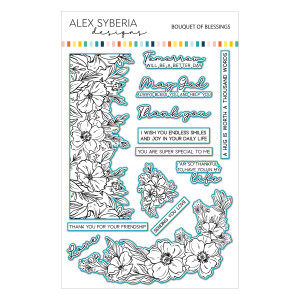 Alex Syberia Designs - Boquet of Blessings - Die Set (ASD-CD-145)
Create with precision and bring your floral visions to life with the Bouquet of Blessings Die Set, designed to be the perfect partner to both the Bouquet of Blessings Stamp Set and Stencil Set. This die set gives you the ability to achieve clean, detailed cuts.
Ideal for cards, scrapbooking, or even home decor, these dies are a sure way to add a professional and elegant touch. Build a garden of paper artistry with ease and watch your crafts bloom into something extraordinary. Alex Syberia Designs - Boquet of Blessings - Die Set (ASD-CD-145)
Create with precision and bring your floral visions to life with the Bouquet of Blessings Die Set, designed to be the perfect partner to both the Bouquet of Blessings Stamp Set and Stencil Set. This die set gives you the ability to achieve clean, detailed cuts.
Ideal for cards, scrapbooking, or even home decor, these dies are a sure way to add a professional and elegant touch. Build a garden of paper artistry with ease and watch your crafts bloom into something extraordinary.