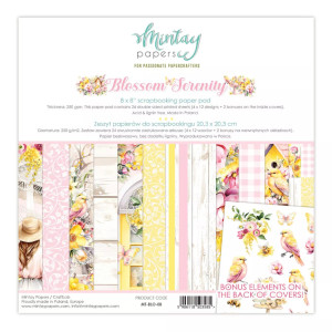 Mintay - Blossom Serenity - 8 x 8 Double Side Scrapbooking Paper Pad (MT-BLO-08)
Scrapbooking Paper Pad. 8x8 Inch. Paper Weight: 250 gsm. This paper pad contains 24 double sided printed sheets (4 x 12 designs + 2 bonuses on the inside covers). Acid & lignin free. Made in Poland. Mintay - Blossom Serenity - 8 x 8 Double Side Scrapbooking Paper Pad (MT-BLO-08)
Scrapbooking Paper Pad. 8x8 Inch. Paper Weight: 250 gsm. This paper pad contains 24 double sided printed sheets (4 x 12 designs + 2 bonuses on the inside covers). Acid & lignin free. Made in Poland.