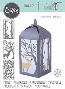 Sizzix - Thinlits Die Set 7PK - Woodland Lantern (665490)
This Sizzix Woodland Lantern by Kath Breen is a gorgeous mini lantern that channels that autumn/winter vibe. There's nothing more satisfying than layering together this intricately, detailed Sizzix design and adding a flameless tealight candle to warm up those cold winter nights. This Essential Sizzix Craft Die can be used as a small gift box or favour box or even for something in the home, such as Christmas tree decorations. We'd recommend using Sizzix Express Glue (664576) with this design to help with flexible construction and if you're using a standard Big Shot Cutting Machine you may find a Sizzix Chrome Precision Base Plate handy too!
Sizzix Thinlits create dazzling detailed shapes for more creative cardmaking and papercrafting projects. These wafer-thin chemically-etched die sets are designed to cut, emboss or stencil a single sheet of cardstock, paper, metallic foil or vellum. They are simple to use, compact and portable for cutting at home or on the go. Use them for enhanced intricacy and to add a special touch of inspiration to all your projects.
The Sizzix Thinlits Dies in this set are compatible with the BIGkick, Big Shot and Vagabond machines. Sizzix - Thinlits Die Set 7PK - Woodland Lantern (665490)
This Sizzix Woodland Lantern by Kath Breen is a gorgeous mini lantern that channels that autumn/winter vibe. There's nothing more satisfying than layering together this intricately, detailed Sizzix design and adding a flameless tealight candle to warm up those cold winter nights. This Essential Sizzix Craft Die can be used as a small gift box or favour box or even for something in the home, such as Christmas tree decorations. We'd recommend using Sizzix Express Glue (664576) with this design to help with flexible construction and if you're using a standard Big Shot Cutting Machine you may find a Sizzix Chrome Precision Base Plate handy too!
Sizzix Thinlits create dazzling detailed shapes for more creative cardmaking and papercrafting projects. These wafer-thin chemically-etched die sets are designed to cut, emboss or stencil a single sheet of cardstock, paper, metallic foil or vellum. They are simple to use, compact and portable for cutting at home or on the go. Use them for enhanced intricacy and to add a special touch of inspiration to all your projects.
The Sizzix Thinlits Dies in this set are compatible with the BIGkick, Big Shot and Vagabond machines.