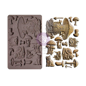 Prima Marketing - Return To Wonderland Mould Fairlyland Fungi Silicone Mould (675738)
Step into the magical world of Return to Wonderland with this 5" x 8" silicone mould, featuring 16 beautifully detailed designs. From the enchanted mushroom house and sleepy cats to clusters of mushrooms and forest details, every element brings the charm of Wonderland straight to your hands. Perfect for mixed media projects, baking, and resin crafts, this mould is food-safe, BPA-free, and non-stick, making it ideal for chocolate, clay, resin, and more. 1 pc, 5"x8"x8mm. Prima Marketing - Return To Wonderland Mould Fairlyland Fungi Silicone Mould (675738)
Step into the magical world of Return to Wonderland with this 5" x 8" silicone mould, featuring 16 beautifully detailed designs. From the enchanted mushroom house and sleepy cats to clusters of mushrooms and forest details, every element brings the charm of Wonderland straight to your hands. Perfect for mixed media projects, baking, and resin crafts, this mould is food-safe, BPA-free, and non-stick, making it ideal for chocolate, clay, resin, and more. 1 pc, 5"x8"x8mm.