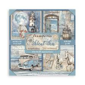 Stamperia - Silent Sea - Single Sided 12x12 Inch Maxi - Paper Pack (SBBXLB24)
This Stamperia 12" x 12" Maxi Paper Pad includes 22 sheets of 190gsm paper that are printed on one side with coordinating designs and imagery. Those designs may include text, alphabets, and elements for embellishing. Acid free. Stamperia - Silent Sea - Single Sided 12x12 Inch Maxi - Paper Pack (SBBXLB24)
This Stamperia 12" x 12" Maxi Paper Pad includes 22 sheets of 190gsm paper that are printed on one side with coordinating designs and imagery. Those designs may include text, alphabets, and elements for embellishing. Acid free.