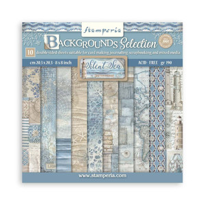 Stamperia - Silent Sea 8x8 Inch Paper Pack Backgrounds Selection (SBBS126)
Stamperia 8" x 8" Paper Pack. 10 delectable double-sided sheets featuring both full page designs . 190gr, acid-free. Stamperia - Silent Sea 8x8 Inch Paper Pack Backgrounds Selection (SBBS126)
Stamperia 8" x 8" Paper Pack. 10 delectable double-sided sheets featuring both full page designs . 190gr, acid-free.