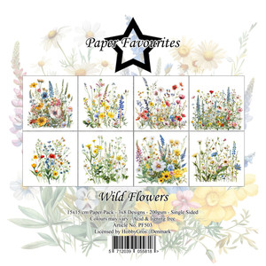 Paper Favourites - Wild Flowers - 6 x 6 Paper Pack (PF503)
Paper Favorites is a brand from Denmark. This young brand specializes in design paper for creative applications. Pack contains 24 Sheets 15x15 cm. (3x8 Designs). Paper Weight: 200gsm. Acid and lignin free. Paper Favourites - Wild Flowers - 6 x 6 Paper Pack (PF503)
Paper Favorites is a brand from Denmark. This young brand specializes in design paper for creative applications. Pack contains 24 Sheets 15x15 cm. (3x8 Designs). Paper Weight: 200gsm. Acid and lignin free.