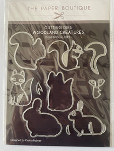 The Paper Boutique - Cutting Dies - Woodland Creatures Embellishments (DC1006)
The Paper Boutique Cutting Dies Woodland Creatures Embellishments includes 10 individual dies. Compatible with most leading die-cutting machines. They are designed by Claina Palmer exclusively for Creative Crafting World, and every die is made from durable steel to ensure a perfect cut, every time! The Paper Boutique - Cutting Dies - Woodland Creatures Embellishments (DC1006)
The Paper Boutique Cutting Dies Woodland Creatures Embellishments includes 10 individual dies. Compatible with most leading die-cutting machines. They are designed by Claina Palmer exclusively for Creative Crafting World, and every die is made from durable steel to ensure a perfect cut, every time!