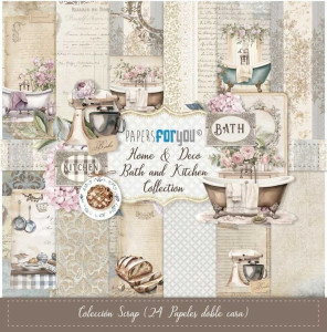 Papers For You - Home & Deco Bsth & Kitchen - 8x8 Paper Pad (PFY-13701)
A collection of designer paper from Papers For You. Designed and produced in sunny Estepona, Malaga (southern Spain). Papers For You is a family business active in the papercraft industry since 2015. 24 sheets, 24 designs. Double-sided printing. Acid and lignin-free. Dimensions: 20.3 x 20.3 cm. Papers For You - Home & Deco Bsth & Kitchen - 8x8 Paper Pad (PFY-13701)
A collection of designer paper from Papers For You. Designed and produced in sunny Estepona, Malaga (southern Spain). Papers For You is a family business active in the papercraft industry since 2015. 24 sheets, 24 designs. Double-sided printing. Acid and lignin-free. Dimensions: 20.3 x 20.3 cm.