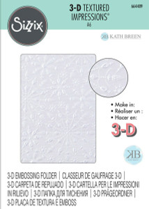 Sizzix -3D Textured Impressions Jeweled Snowflakes By Kath Breen (664489) (DISCONTINUED) Sizzix -3D Textured Impressions Jeweled Snowflakes By Kath Breen (664489) (DISCONTINUED)