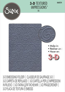 Sizzix -3D Textured Impressions Ornamental Spiral (666054) (DISCONTINUED) Sizzix -3D Textured Impressions Ornamental Spiral (666054) (DISCONTINUED)