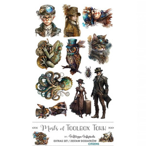 Craft O'Clock - Mists of Toolbox Town - Citizens - 6" x 12" (CC-F30-MTT-12)
A set of 12 double-sided pages of a high quality scrapbooking paper with extra elements to cut (2x9 designs) + 2x sheet with EXTRAS TO CUT on the other side of the cover.  Every page is of a 15.25x31.5cm size.  The paper weighs 250g/m2. This product is acid- and lignin-free.  Made in Poland. Craft O'Clock - Mists of Toolbox Town - Citizens - 6" x 12" (CC-F30-MTT-12)
A set of 12 double-sided pages of a high quality scrapbooking paper with extra elements to cut (2x9 designs) + 2x sheet with EXTRAS TO CUT on the other side of the cover.  Every page is of a 15.25x31.5cm size.  The paper weighs 250g/m2. This product is acid- and lignin-free.  Made in Poland.