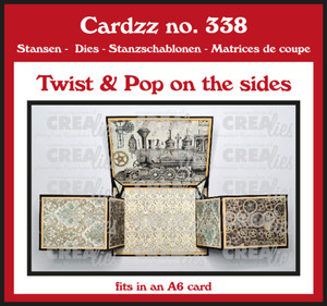 Crealies - Cardzz Dies Twist & Pop On The Sides (CLCZ338)

Cardzz by Crealies. 3x 36 x 109 mm + inner card max. 73 x 163 mm