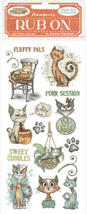 Stamperia - Furry Friends - Cat - Rub-On's (DFLRB197)

Stamperia Furry Friends Collection.  Rub On's contain lots of images to embellish your projects.  These Rub On's are a great way to add an extra element to your paper craft projects, easy to use and have a very effective finish.  With Rub On you can transfer images onto any kind of smooth surface, as if they were printed on it.  Very suitable for journaling and for decoration.  Best on light colour surfaces.  Stamperia Die Cuts are cardboard decoration to match with Scrapbooking Papers.  They can be easy glued to any work as embellishment.
1 sheet – 10.16 cm x 21.6 cm.