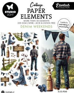 Studio light - Denim Weekends - Paper Elements - Essentials Collection (SL-ES -PE48)

Essentials Collection by Studio Light.  Paper Elements Denim Weekends.  Packet Size: 105x148x4mm. More than 30 pieces.