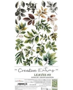 Craft O'Clock - Leaves #2 - Creative Extras Set - 6" x 12" (CC-CEX-08)

A set of 18 double-sided pages of a high quality scrapbooking paper with extra elements to cut (2x9 designs) + 2x sheet with EXTRAS TO CUT on the other side of the cover.  Every page is of a 15.25x31.5cm size.  The paper weighs 250gsm.  This product is acid and lignin-free.  Made in Poland.
