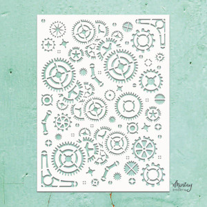 Mintay Kreativa - 6 x 8 Stencil - Steampunk (MTK-STEN-33)

6" x 8" stencils are perfect for home decor, mixed media, scrapbooking, card making, etc.  Use with your gel mediums, texture pastes, sprays, mists, ink, chalk, acrylic paints.  The simple shape makes it easy to organize and store the stencils in one place.  This package contains one stencil.