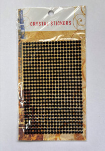 Crystal Adhesive Gems - 4mm - 560pcs per card - Black (CAD4560B)

Pack of 4mm Black Adhesive Gems, 260pcs per card.  Embellishment Sheet ideal for adding a little sparkle to all of your Craft Projects.  Multiple uses, some additional uses are suggested on the back of the pack.  Keep out of the reach of children, as gems are small and could easily be ingested.