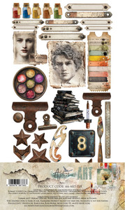 Alchemy Of Art - Art - Doubled Extras to Cut - 6" x 12" (AA-ART-11X)

Pack of double-sided pattern sheets in the "Art" series from Alchemy of Art.  There are 12 sheets, 6 designs plus bonus design on the cover.  6" x 12" (15.5 x 30.5 cm) mirror print.  Paper Weight: 250gsm.  Acid and lignin free.