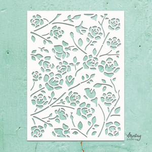 Mintay Kreativa - 6 x 8 Stencil - Rosebuds (MTK-STEN-34)

6" x 8" stencils are perfect for home decor, mixed media, scrapbooking, card making, etc.  Use with your gel mediums, texture pastes, sprays, mists, ink, chalk, acrylic paints.  The simple shape makes it easy to organize and store the stencils in one place.  This package contains one stencil.