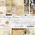 Set of project life cards Vintage Bisou 15x30 cm, 190 gsm (3 double-sided sheets, inscriptions ENG, PL on the back)