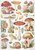 Stamperia - Mushrooms - A4 Rice Paper (DFSA41000)

One sheet of rice paper per pack.  Size of sheet: 8-1/4 x 11-3/4 inches.  21x29.7cm.  Paper Weight: 28grams.  Thin, printed rice paper - excellent quality.  Transparent yet strong.  If using images versus the whole sheet, tearing versus cutting around images is recommended.  Use as decoupage on glass.