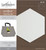 Spellbinders 4" Hexagon Contour Steel Rule Die (SR-087)
Contour Steel Rule Dies add a whole new dimension to your creative projects.
Cut up to eight layers in a single pass when using our Platinum Die Cutting Machine.
Cuts heavy materials like leather, wool and chipboard. Cuts one 4 in hexagon. Approximate Size: 5.50 x 6.0 in.
