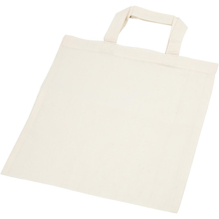 Shopping Bag, size 30 x 33 cm, light natural