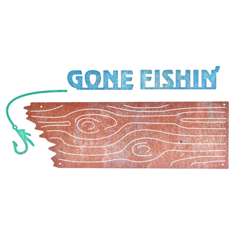 Cheery Lynn - Old Barn Board - Gone Fishin' 3pcs -( B439)
Steel die compatible with most die cutting machines
Size: 4 1/2“ x 2” (114mm x 51mm)