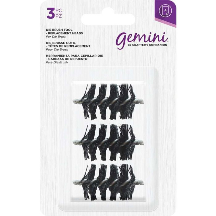 Crafter's Companion - Gemini Die Brush Tool Replacement Heads (3)